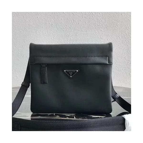 Prada 2019 Leather Messenger Shoulder Bag,22CM - 프… - 1