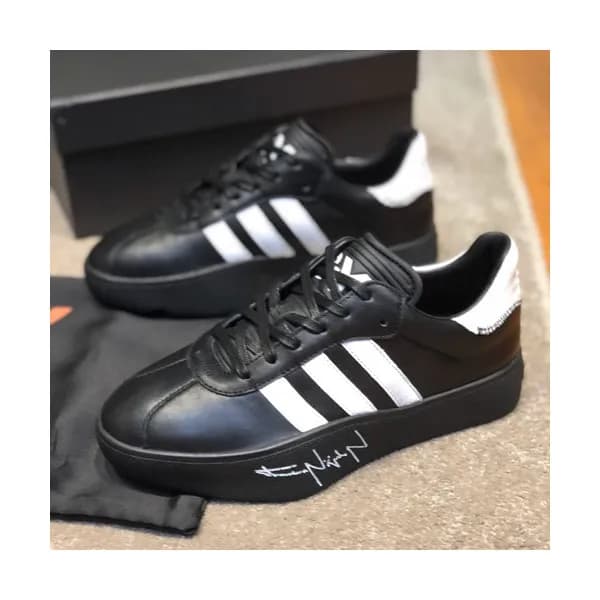 Y-3 2019 Mens Leather Sneakers - 요지야마모토 2019 남성용 레… - 1