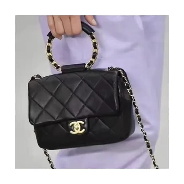 Chanel 2019 Woman Leather Tote Shoulder Bag 18CM -… - 1