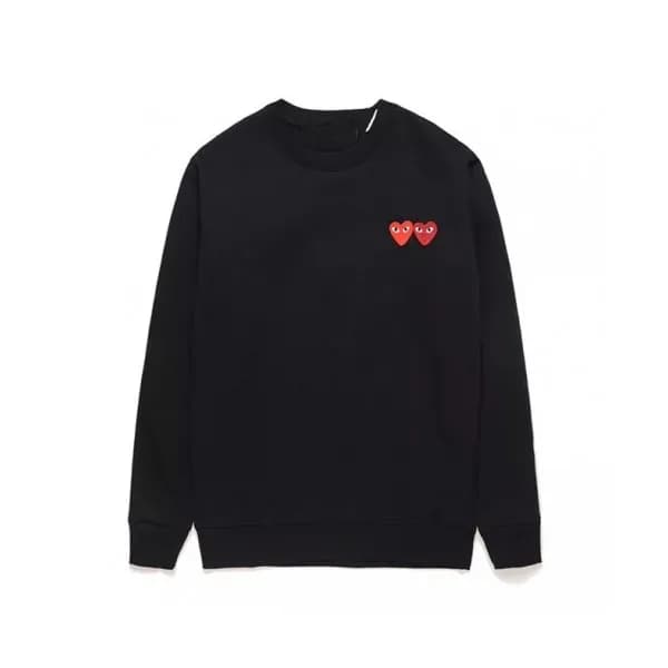 Cdgplay 2019 Unisex Print Heart Cotton Tshirts - 꼼… - 1