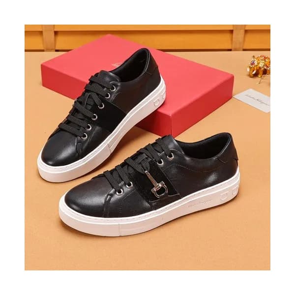 Ferragamo 2019 Mens Leather Sneakers - 페라가모 2019 남… - 1