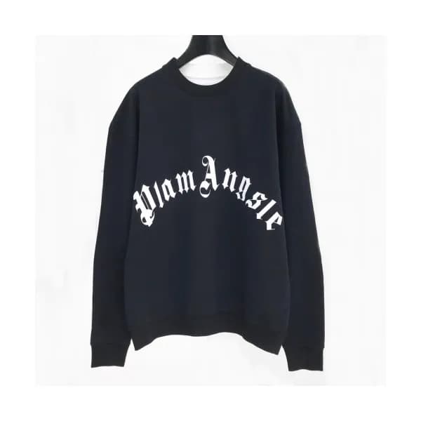 [팜 엔젤스]Palm Angels 2020 Mens Logo Crew-neck Sweate… - 1