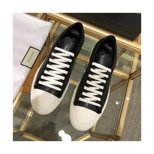 Gucci 2020 Mens Leather Sneakers - 구찌 2020 남성용 레더… - 1