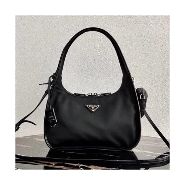 Prada 2020 Nylon Hobo Tote Shoulder Bag,34CM - 프라다… - 1