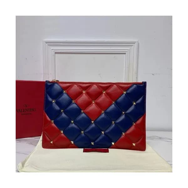 Valentino 2020 Leather Clutch Bag,30CM - 발렌티노 2020… - 1