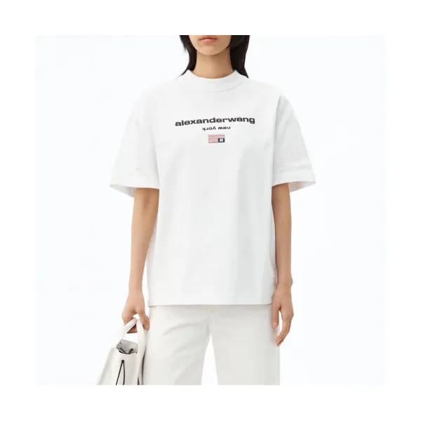 [매장판]Alexsander Wang 2020 Mm/Wm Logo Cotton Short … - 1