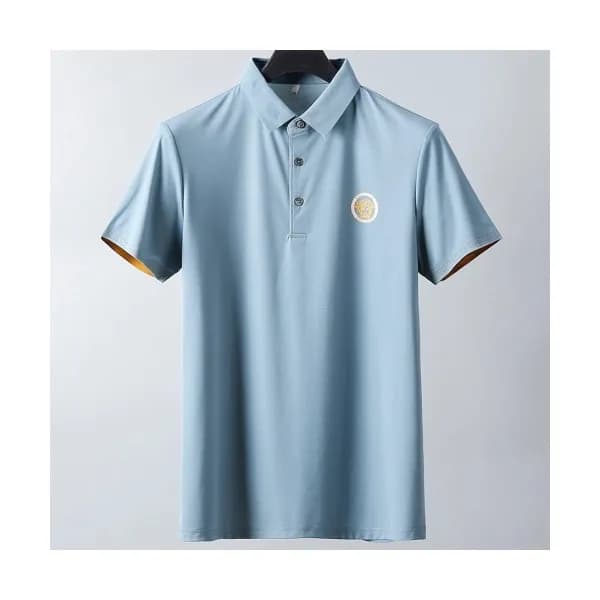 [베르사체]Versace 2020 Mens Logo Silket Short Sleeved … - 1
