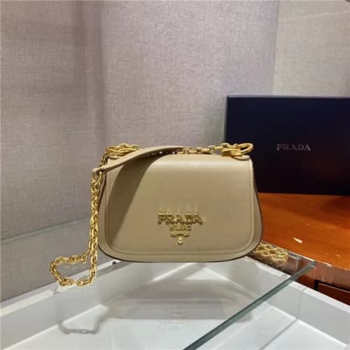 Prada 2020 Women's Leather Shoulder Bag,22cm -… - 1