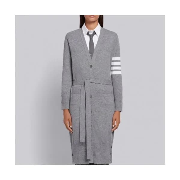 Thom Browne 2021 Womens Strap V-neck Cardigan - 톰브…