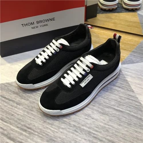 Thom Brown 2021 Men's Leather Sneakers - 톰브라운 … - 1