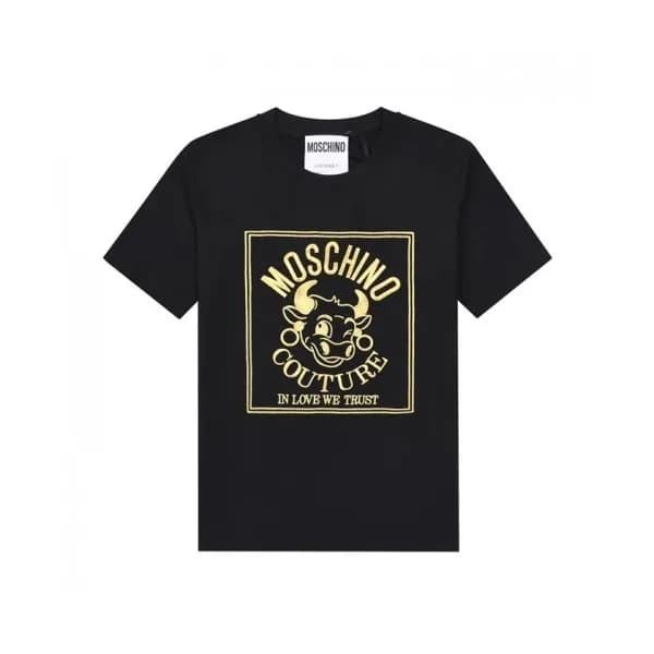 [모스키노]Moschino 2021 Mm/Wm Logo Cotton Short Sleeve… - 1