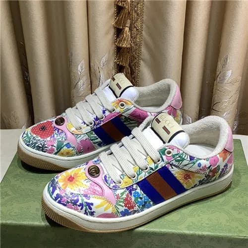 [매장판]Gucci 2021 Women's Leather Sneakers - 구찌 … - 1
