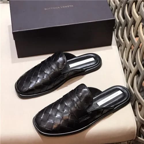 Bottega Veneta 2021 Men's Leather Mule,BVS0366… - 1