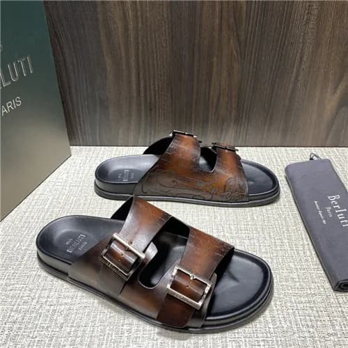 Berluti 2021 Men's Leather Mule,BERTS0237 - 벨루… - 1