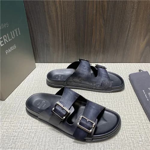 Berluti 2021 Men's Leather Mule,BERTS0242 - 벨루… - 1