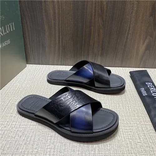 Berluti 2021 Men's Leather Mule,BERTS0248 - 벨루… - 1