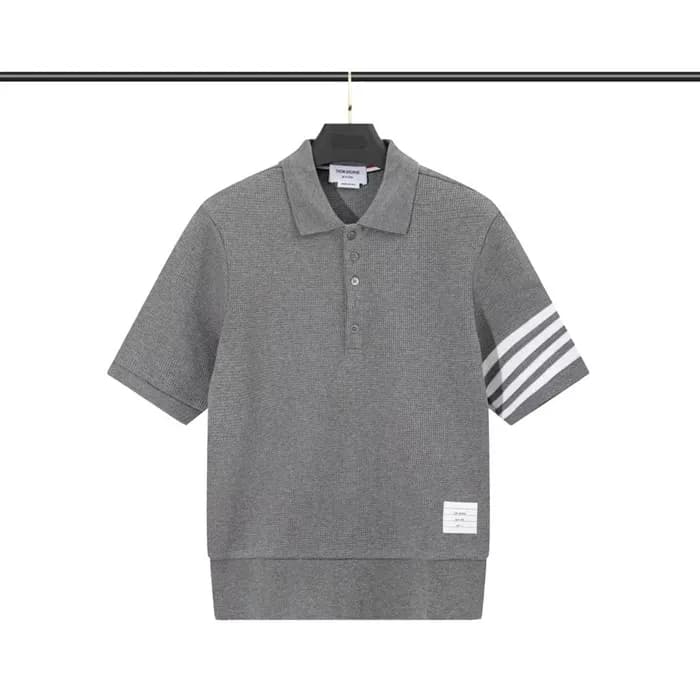 Thom Browne Mens Casual Short Sleeved Tshirts Nav… - 1