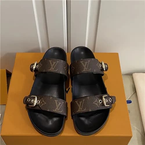 Louis Vuitton 2021 Women's Leather Slipper,LOU… - 1