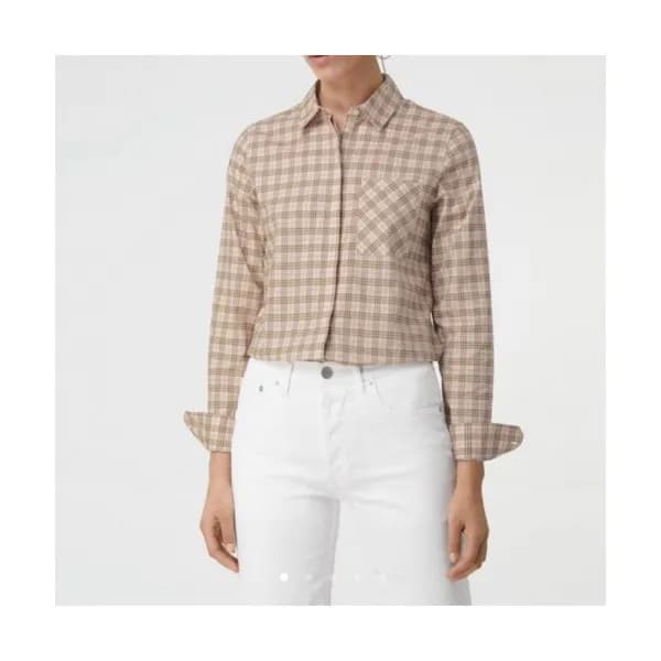 Burberry Womens Vintage Basic Tshirts Beige - 버버리 … - 1