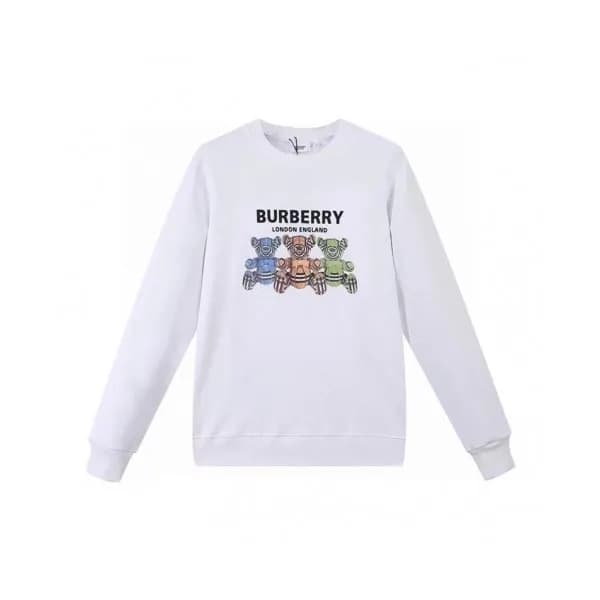 Burberry Mm/Wm Logo Casual Cotton Tshirts White -… - 1