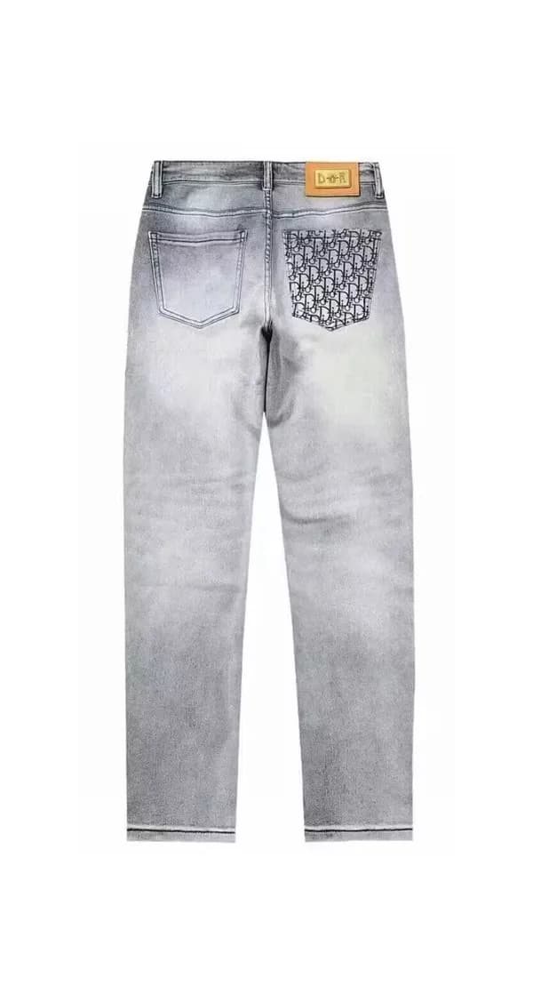 Dior Mens Logo Classic Denim Jeans Blue - 디올 2022… - 1