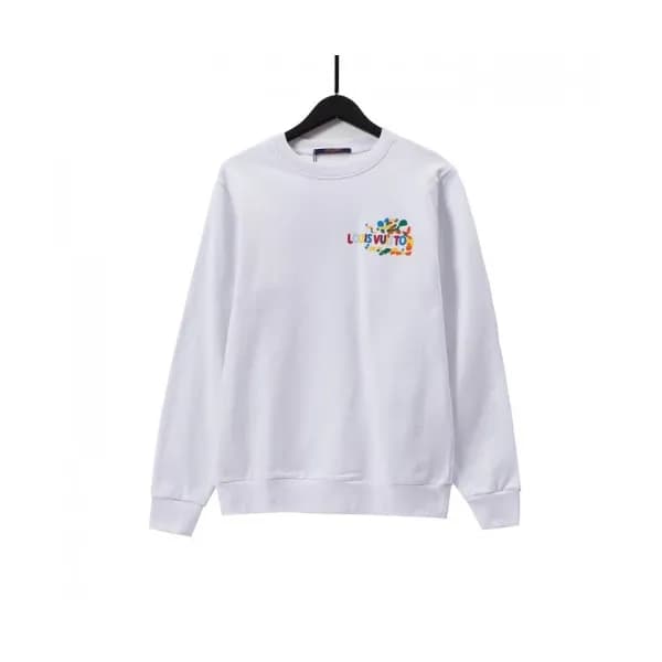 Louis vuitton Mens Casual Cotton Tshirts White -… - 1