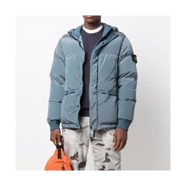 Stone Island Mens Casual Duck-down Padding Blue - … - 1