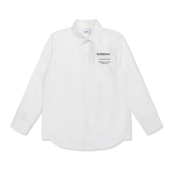 버버리 남성 클래식 화이트 셔츠 - Mens White Tshirts - bur04288x - 1