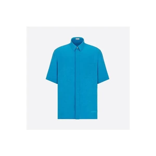 디올 남성 블루 폴로 반팔티 - Mens Blue Tshirts - dio01789x - 1