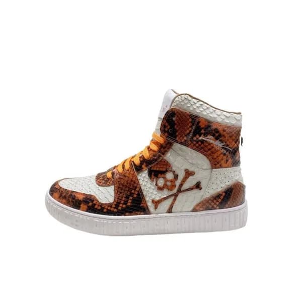 필립플레인 남성 하이탑 카멜 스니커즈 - Mens Camel Sneakers - phi01… - 1