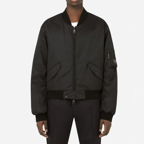 돌체앤가바나 남성 블랙 캐쥬얼 자켓 - Dolce&Gabbana Mens Black Jac… - 1