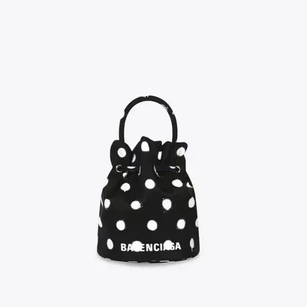 발렌시아가 여성 블랙 버킷백 - Balenciaga Womens Black Bucket B… - 1