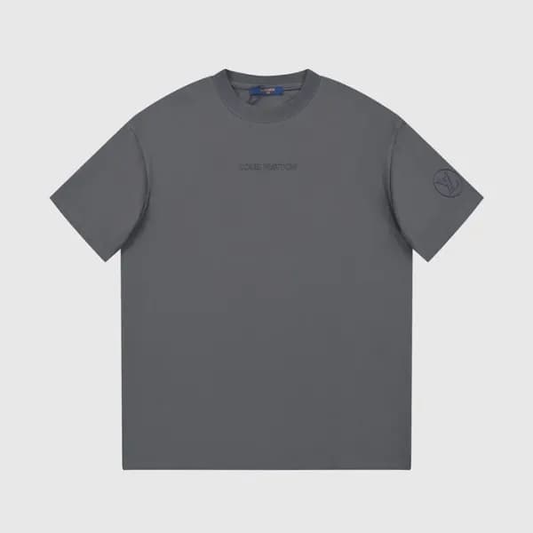 루이비통 남성 그레이 크루넥 반팔티 - Louis vuitton Mens Gray Tshi… - 1