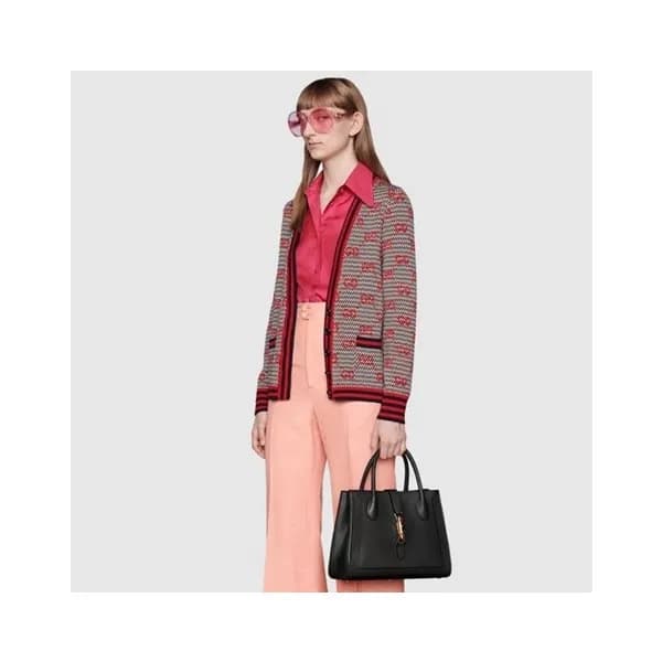 구찌 여성 블랙 토트백- Gucci Womens Black Tote Bag - gu386x - 1