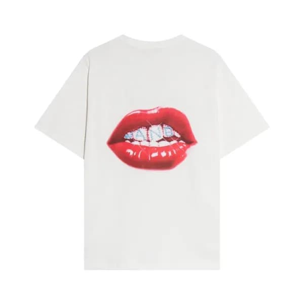 알렉산더왕 남성 화이트 반팔티 - Alexander wang Mens White Short… - 1