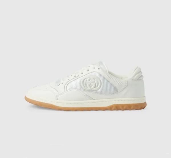 구찌 남/녀 화이트 스니커즈 - Gucci Unisex White Sneakers- gu6… - 1