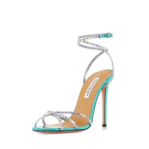 아쿠아주라 여성 블루 하이힐 - Aquazzura Womens Blue High-heels… - 1