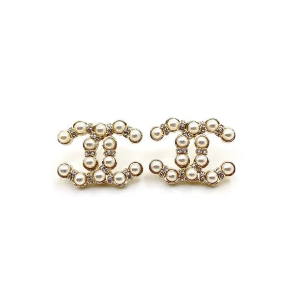 샤넬 여성 골드 이어링 - Chanel Womens Gold Earring - acc128… - 1