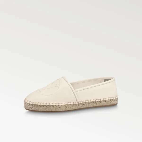 루이비통 여성 아이보리 로퍼 - Louis vuitton Womens Ivory Loafe… - 1
