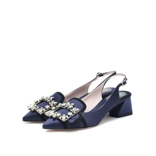 로저비비에 여성 네이비 슬링백 - Roger Vivier Womens Navy Sandal… - 1