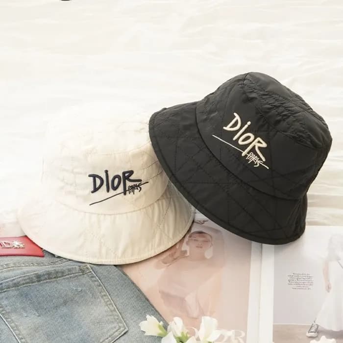 [당일배송] 크리스찬 디올 남여공용 스티치 자수로고 버킷햇 - dd105x - 1