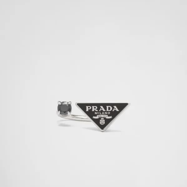 프라다 남/녀 골드 반지 - Prada Unisex Gold Rings - acc1111x - 1