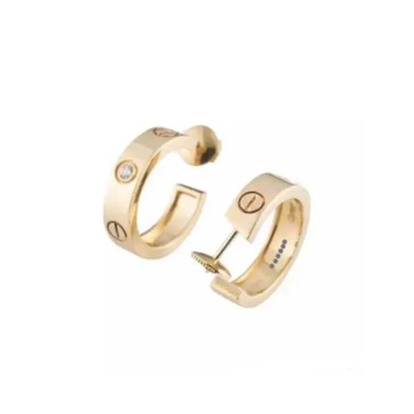 까르띠에 여성 골드 이어링 - Cartier Womens Gold Earring - acc… - 1
