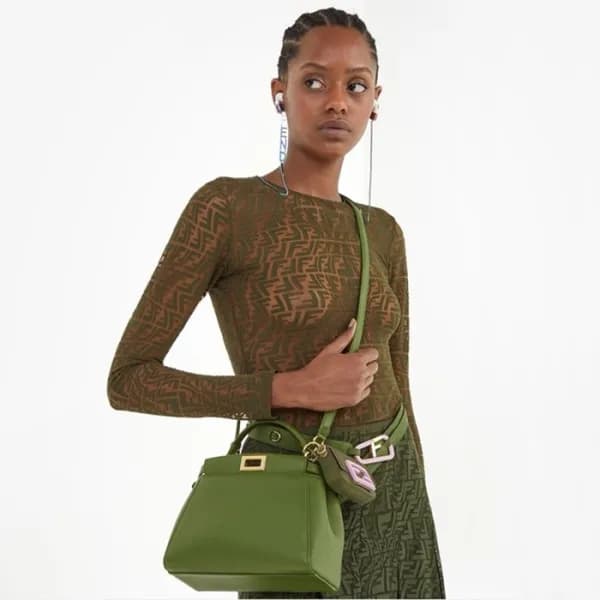 펜디 여성 그린 피카부백 - Fendi Womens Green Peekaboo - feb1… - 1