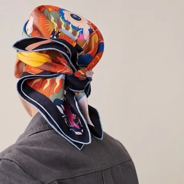 에르메스 여성 오렌지 스카프 - Hermes Womens Orange Scarf - acc… - 1
