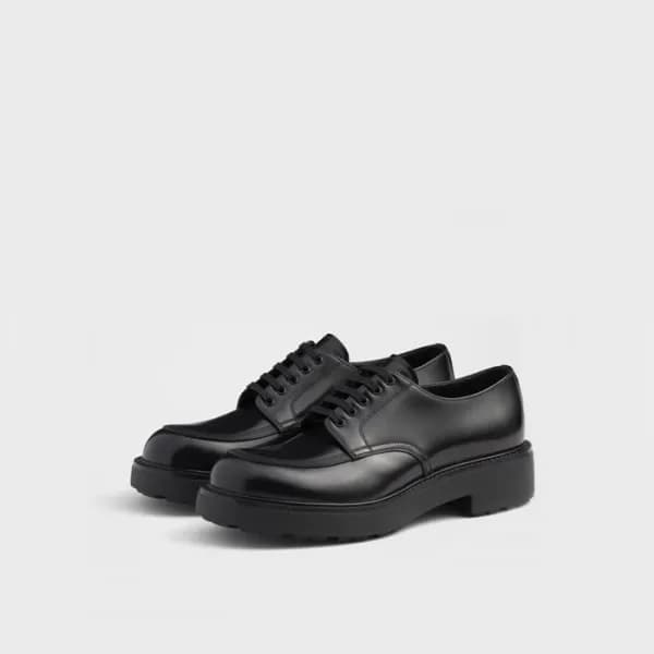 프라다 남성 블랙 옥스퍼드 - Prada Mens Black Oxford - prs120x - 1