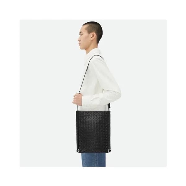 보테가 베네타 남성 블랙 플랫 루프 - Bottega Veneta Mens Black Fl… - 1