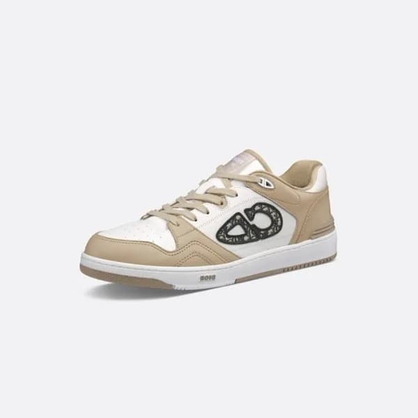 디올 남/녀 베이지 로우탑 스니커즈 - Dior Unisex Beige Sneakers -… - 1