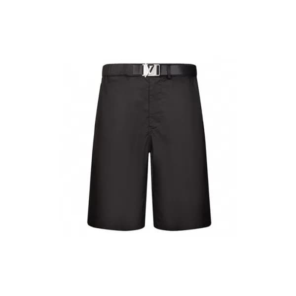 루이비통 남성 블랙 반바지 - Louis vuitton Mens Black Half-pan… - 1