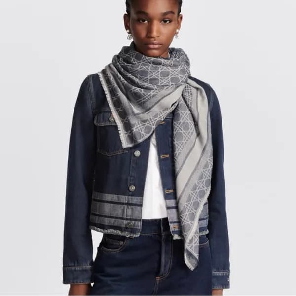 디올 여성 그레이 머플러 - Dior Womens Gray Muffler - acc2286… - 1